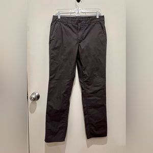 Bonobos Tailored Fit Flannel Lined Chinos, Medium/Dark Gray, Size 31/30